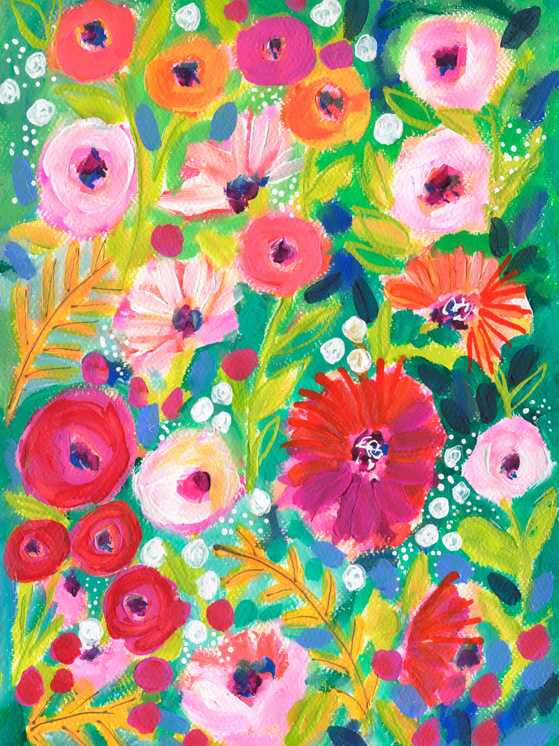 GreenBox Art - Water Garden Stretched Canvas
