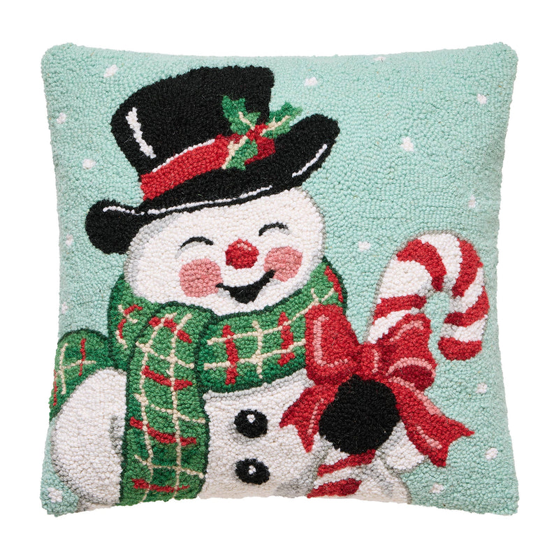 Peking Handicraft - Smiling Snowman Hook Pillow
