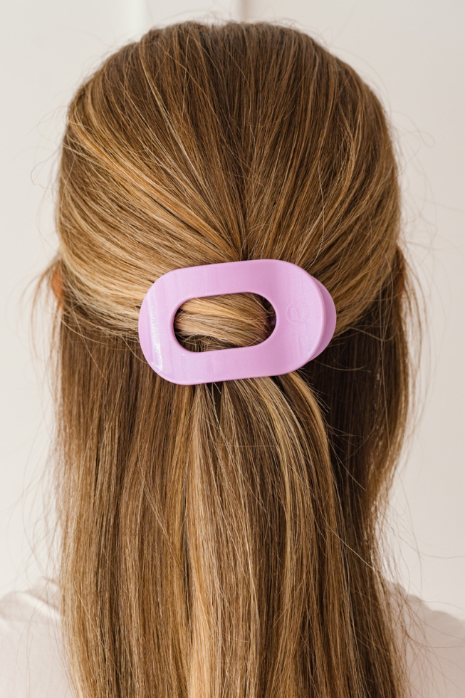 TELETIES - Round Flat Hair Clip | Medium | Springtime Sparkle