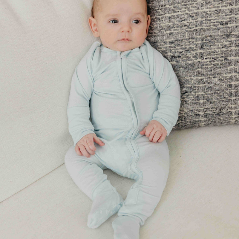 Copper Pearl - Zip-Up Footie Pajama - Air