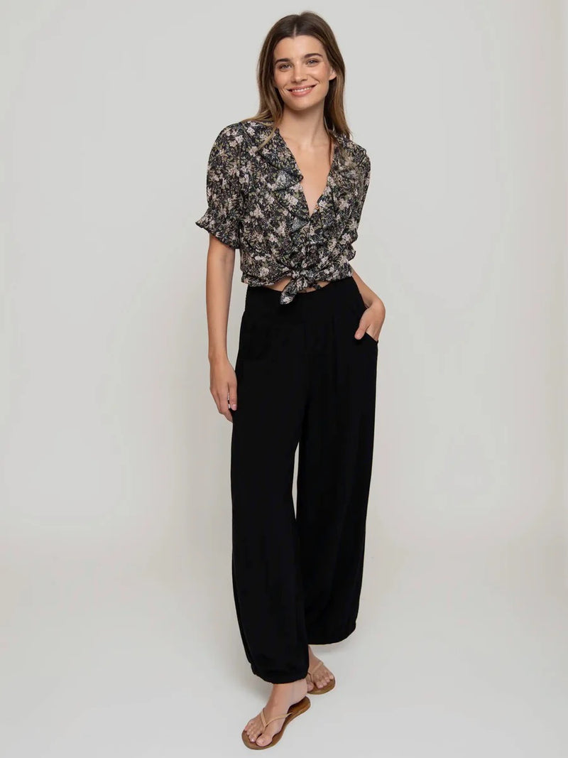 Natural Life Around the Town Pant - Black