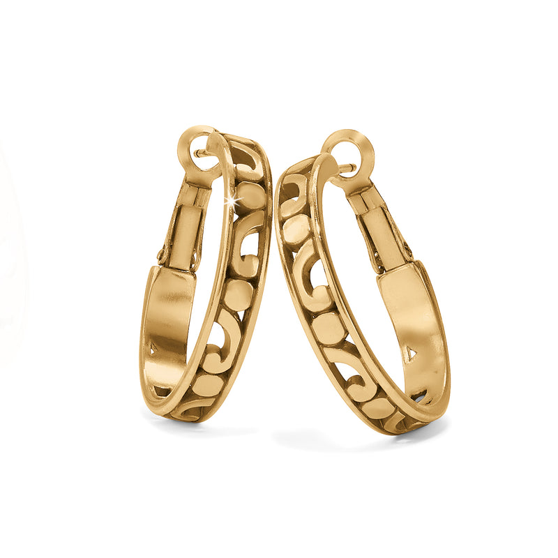 Brighton Contempo Small Hoop Earrings - Gold