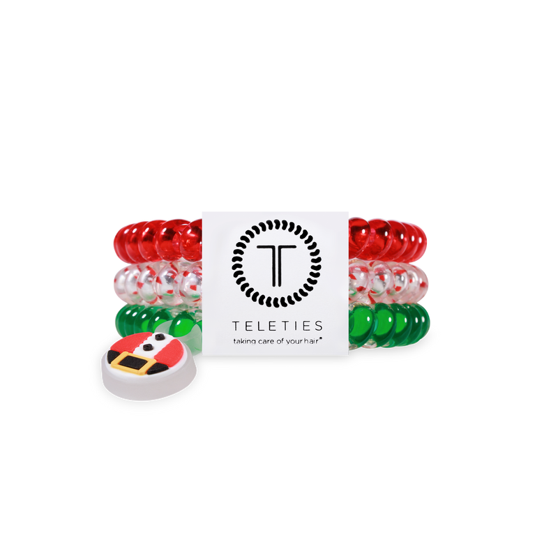TELETIES - Spiral Hair Coils | Small | Secret Santa Hair Ties