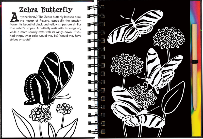 Peter Pauper Press - Scratch & Sketch™ Butterflies & Friends