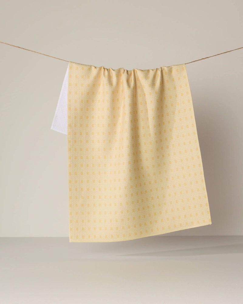 Geometry - Confetti Tiles Tea Towel - Mahjong