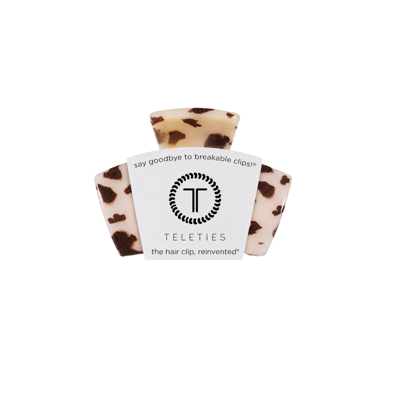 TELETIES - Classic | Blonde Tortoise | Petite | Claw Clip
