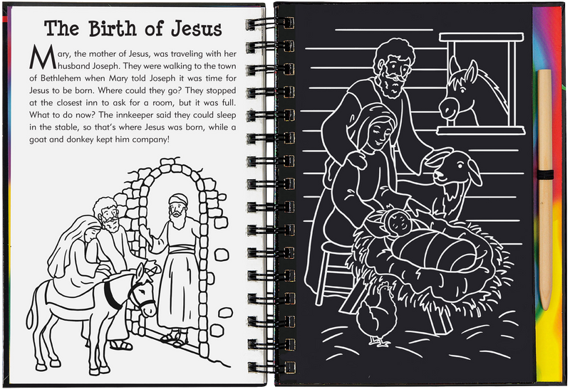 Peter Pauper Press - Scratch & Sketch Bible Stories