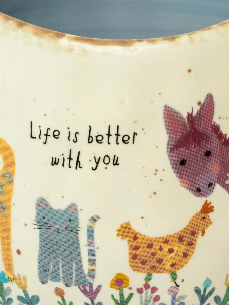 Natural Life® Artisan Coffee Mug - Life is Better With You