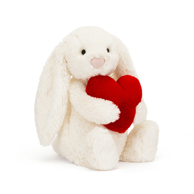 Jellycat Bashful Red Love Heart Bunny Original Plush