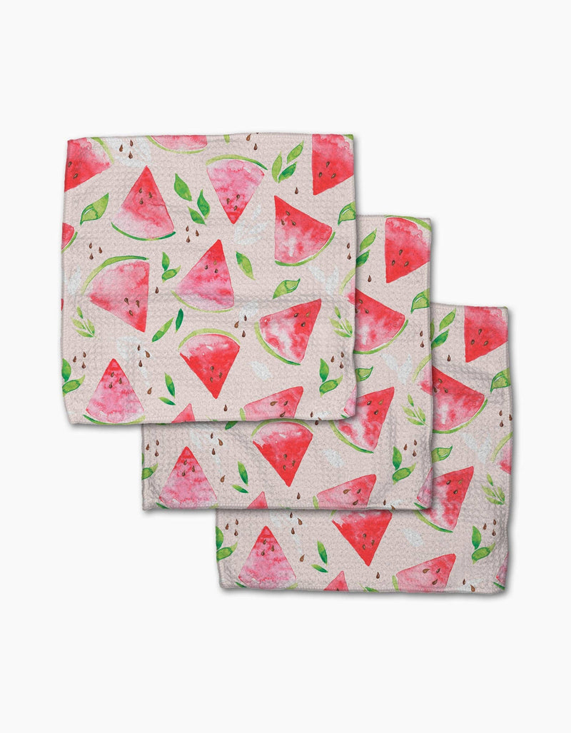 Geometry - Watermelon Slice Dishcloth Set