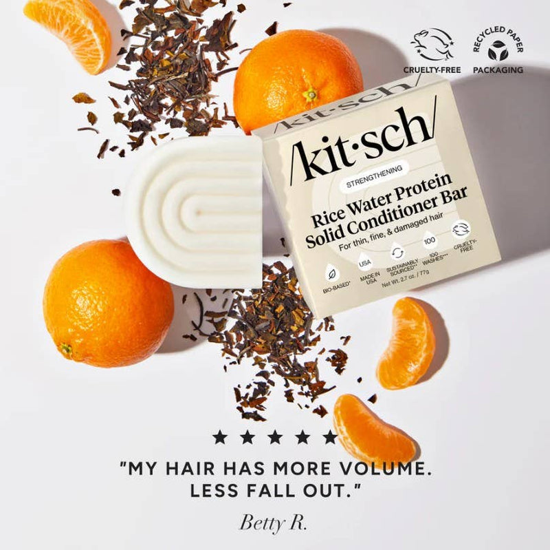 KITSCH - Rice Water Shampoo & Conditioner Bar Combo for Hair Growth