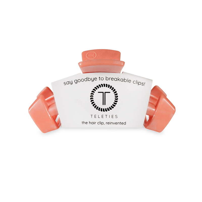 TELETIES - Classic Hair Clip | Small | Dreamsicle