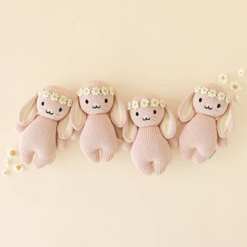 cuddle+kind - Baby bunny (rose with ivory floral), gives 5 meals