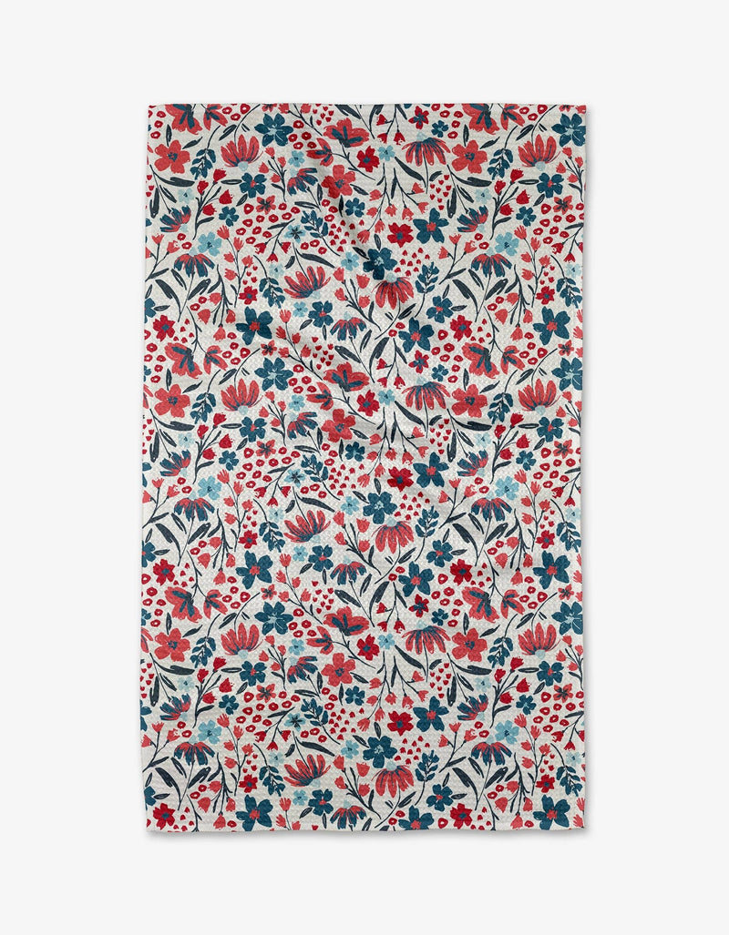 Geometry - Summer Bloom Tea Towel