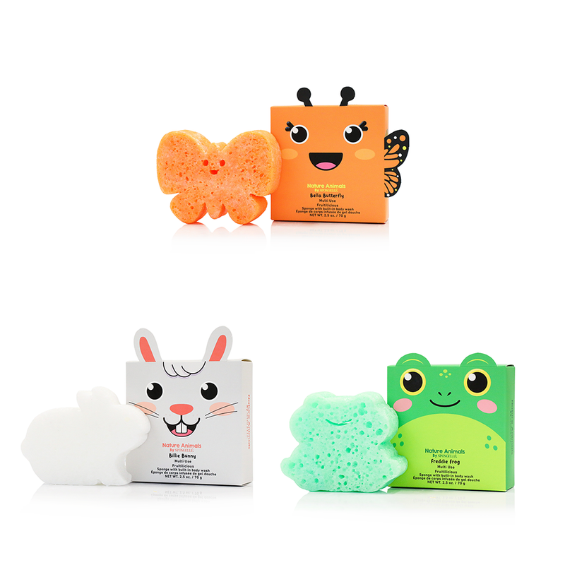 Spongellé - Nature Animals Sponge Assorted Pack  | Easter Gifts