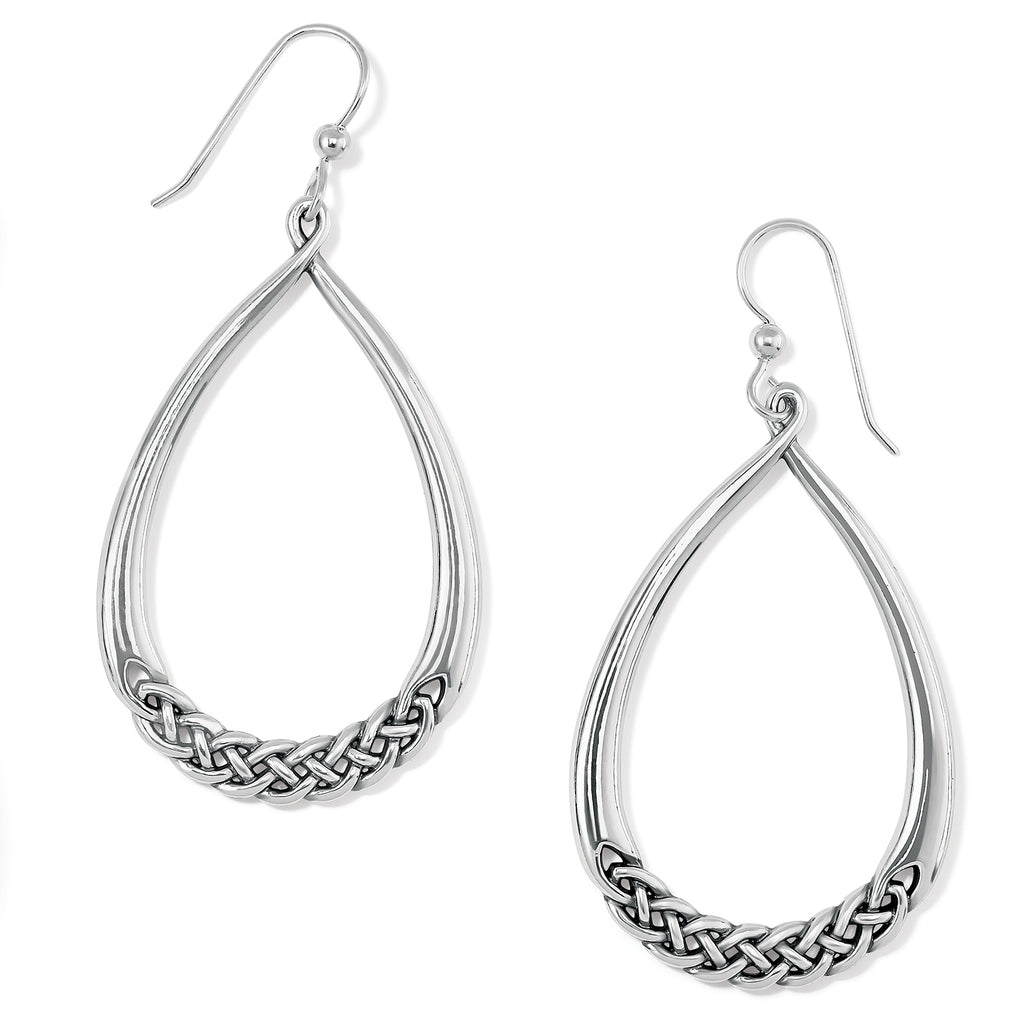 Brighton Interlok Braid Drop French Wire Earrings