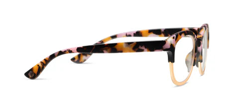 Peepers Readers - Georgia - Pink Botanico/Gold (with Blue Light Focus™ Eyewear Lenses)