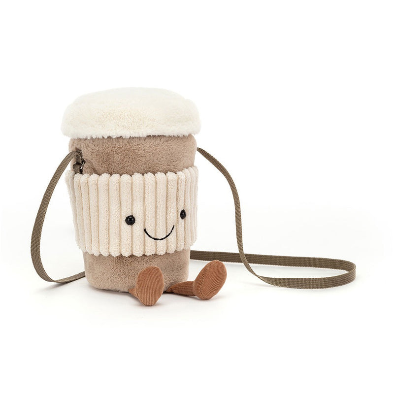 Jellycat Amuseables Perkle Coffee Shoulder Bag