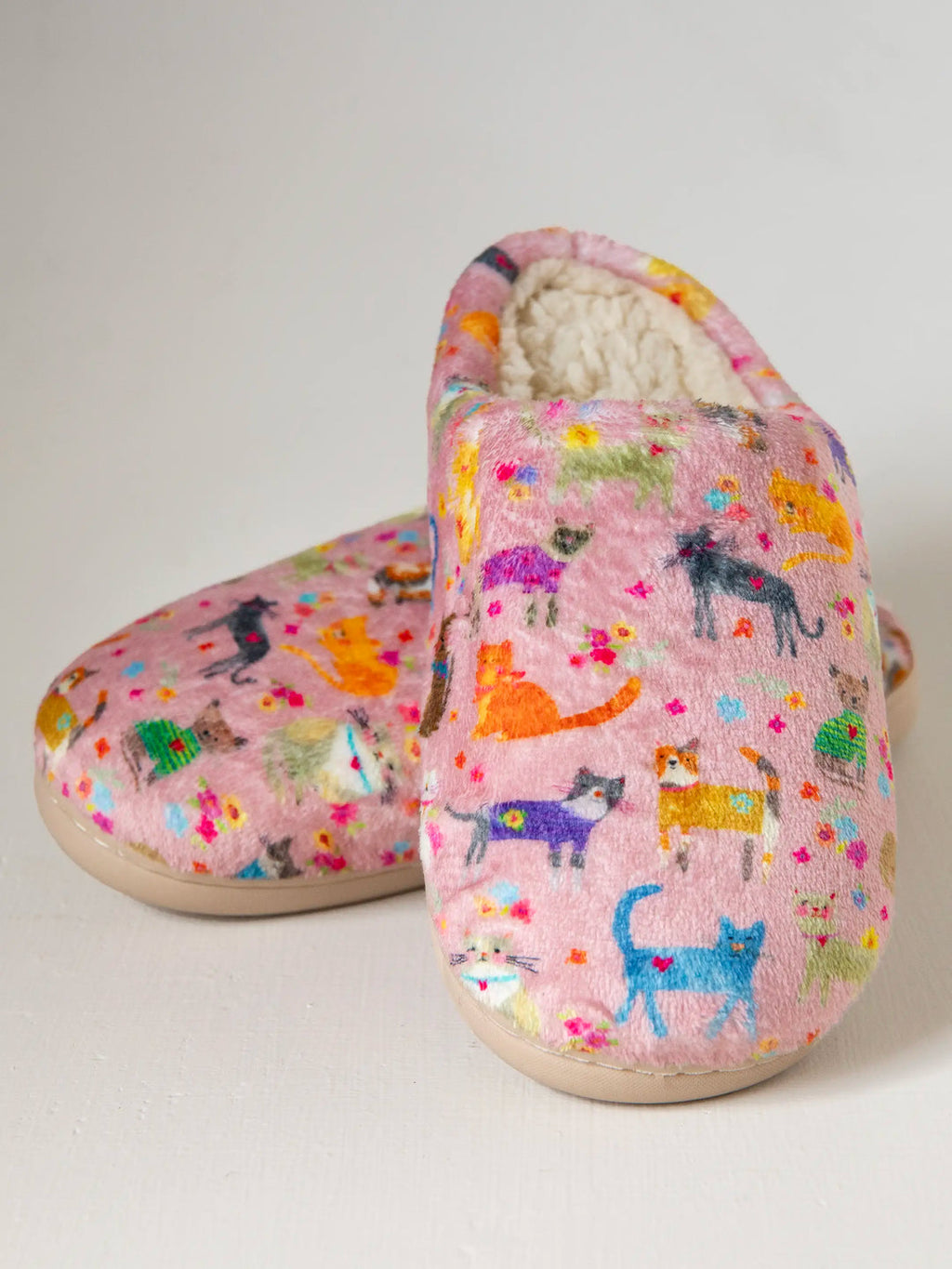 Natural Life Cozy Slippers - Cat