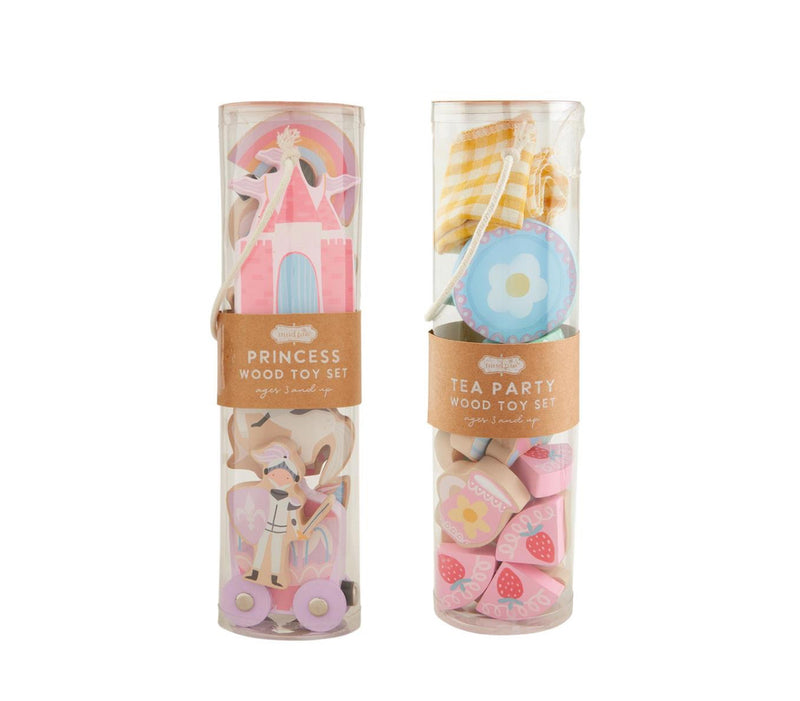 Mud Pie Wood Princess Toy Set