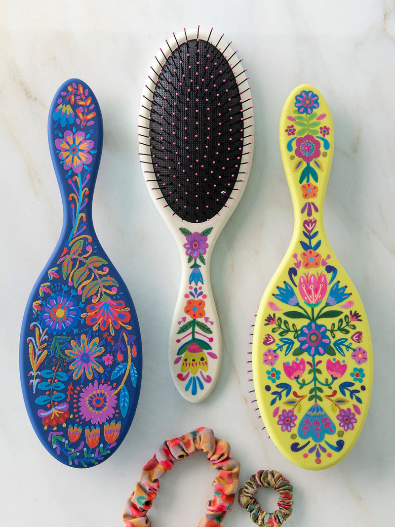 Natural Life Wet / Dry Detangling Hairbrush - Chartreuse