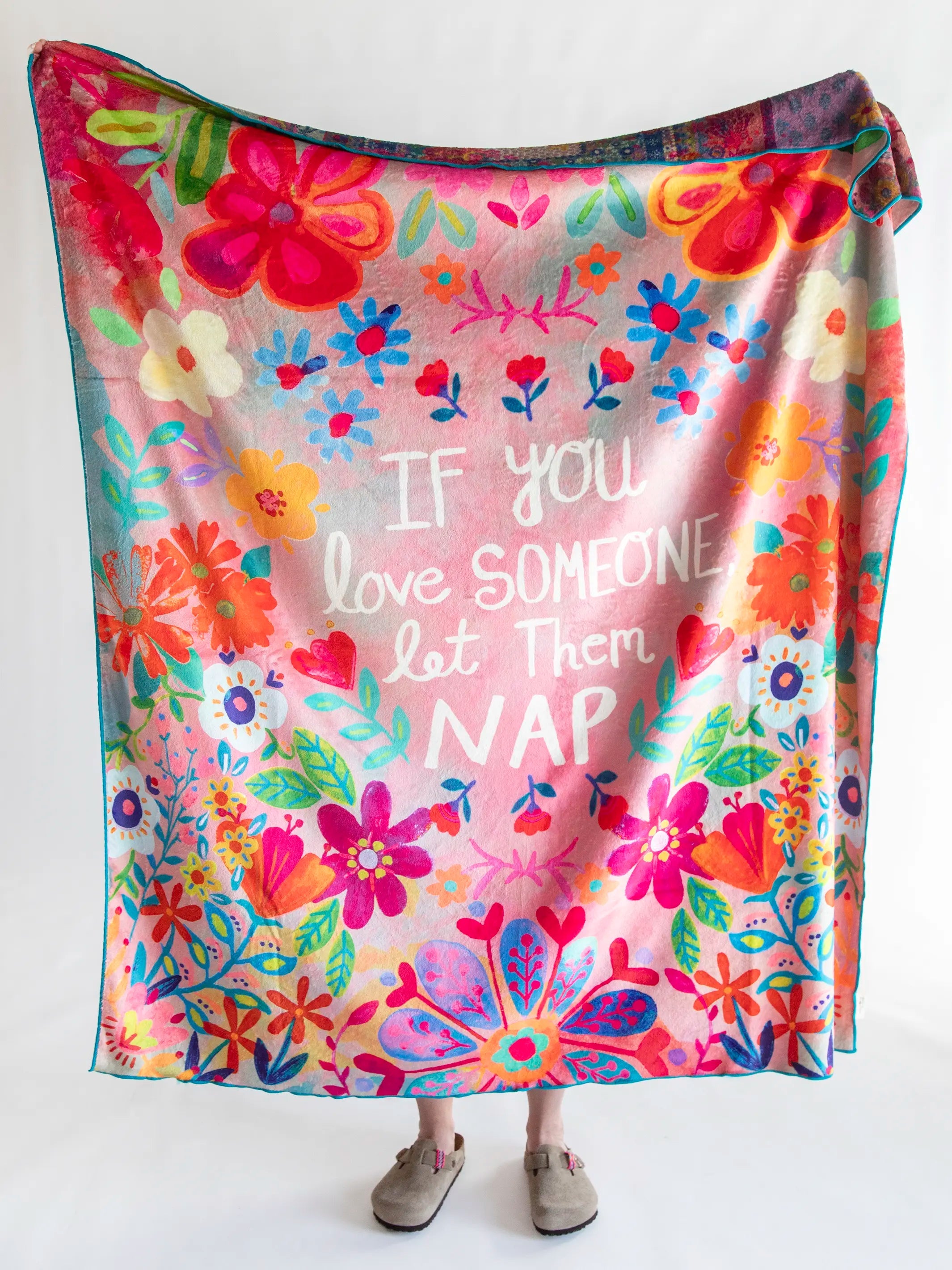 Natural Life Reversible Cozy Throw Blanket - Let Them Nap – Anne-Paige
