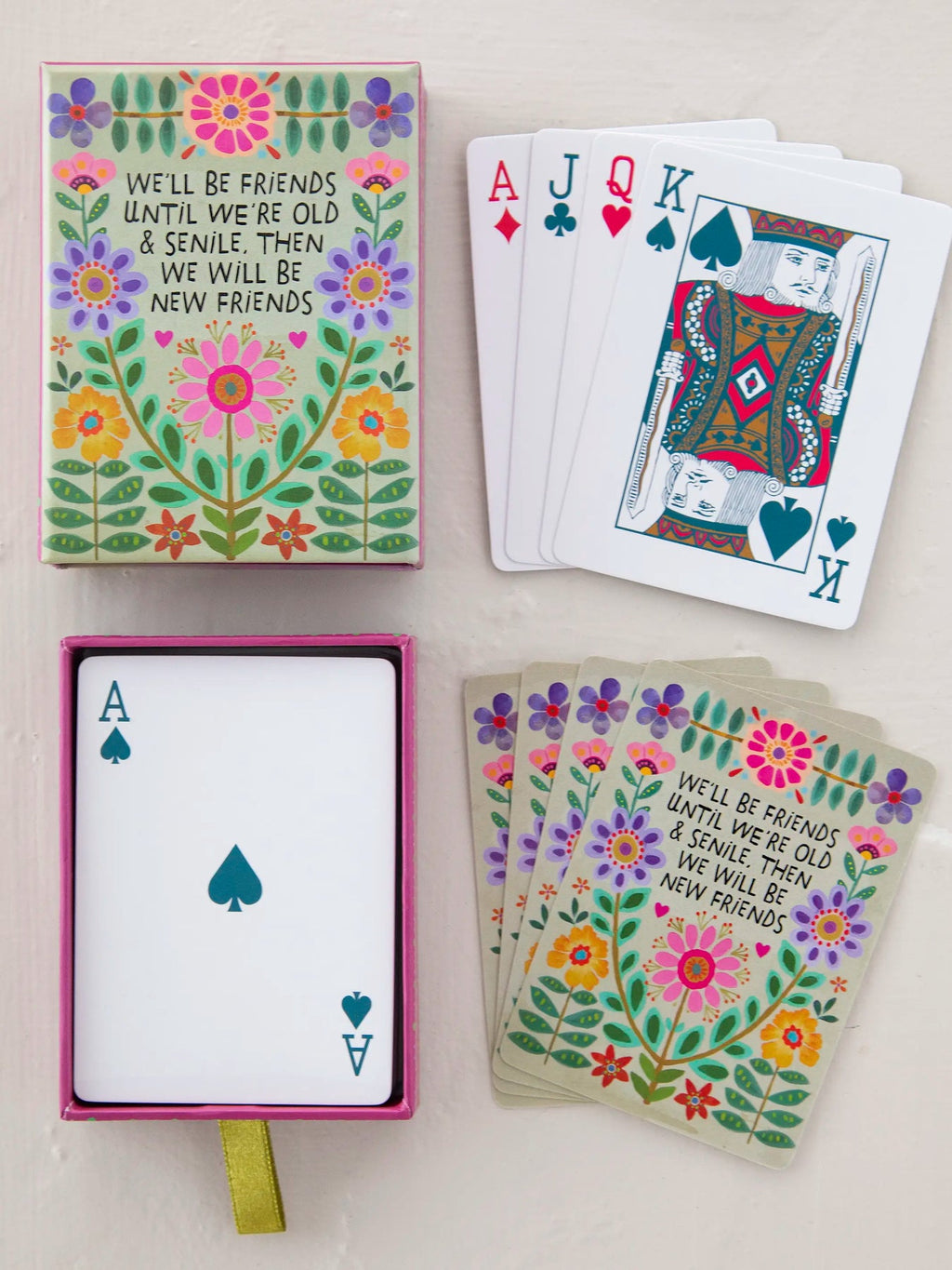 Natural Life Deck of Playing Cards - Friends