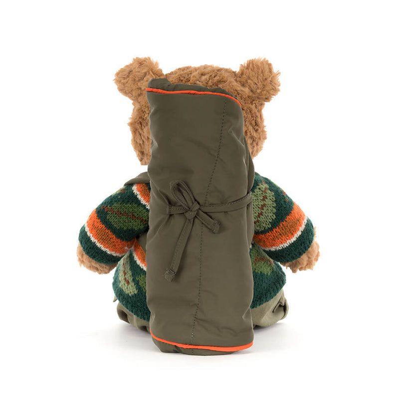 Jellycat Bartholomew Bear Hiking Outfit Medium Plush