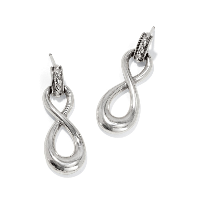 Brighton Interlok Infinity Post Drop Earrings