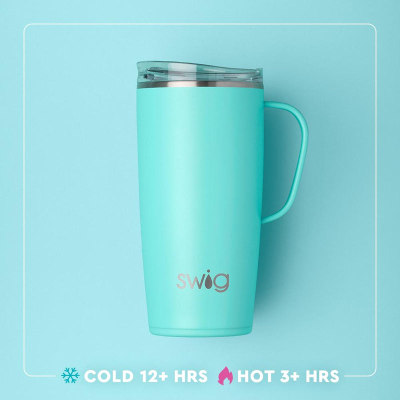 Swig Life Flora Azul Travel Mug (22oz)