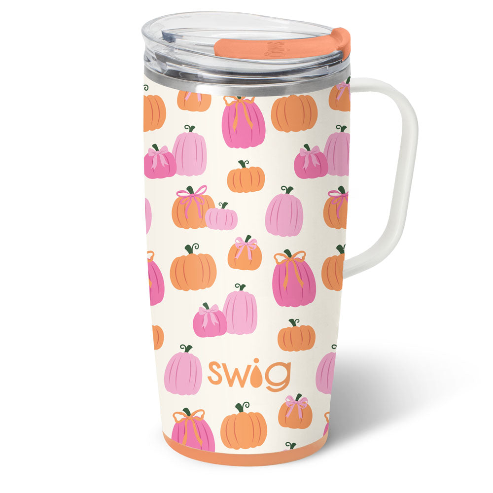 Swig Life Pumpkins and Bows Travel Mug (22oz)
