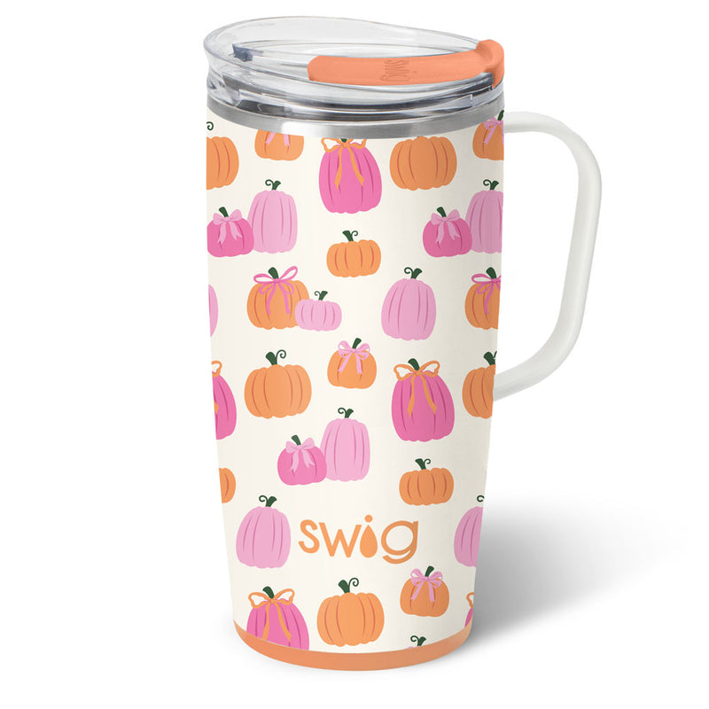 Swig Life Pumpkins and Bows Travel Mug (22oz)