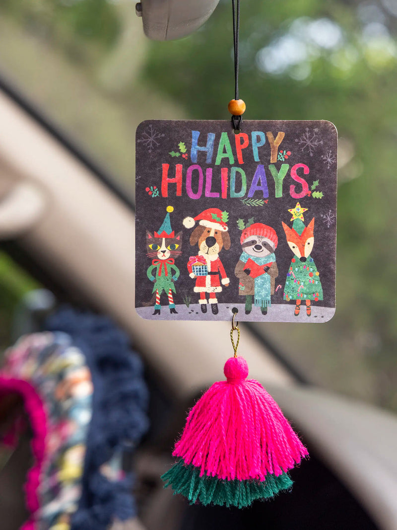 Natural Life Car Air Freshener® - Happy Holidays