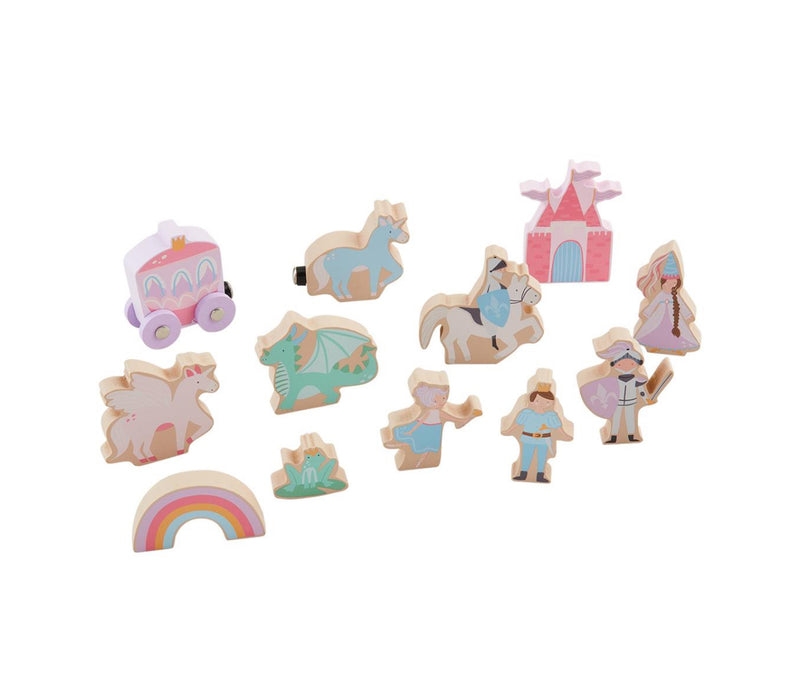 Mud Pie Wood Princess Toy Set