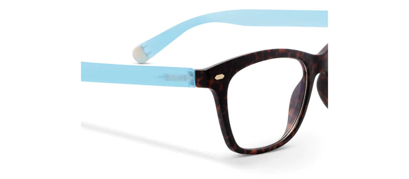 Peepers Readers - Sinclair - Leopard Tortoise/Blue (with Blue Light Focus™ Eyewear Lenses)