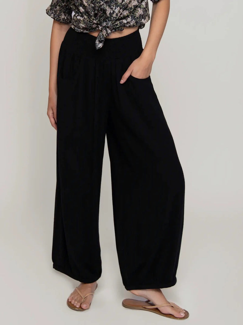 Natural Life Around the Town Pant - Black