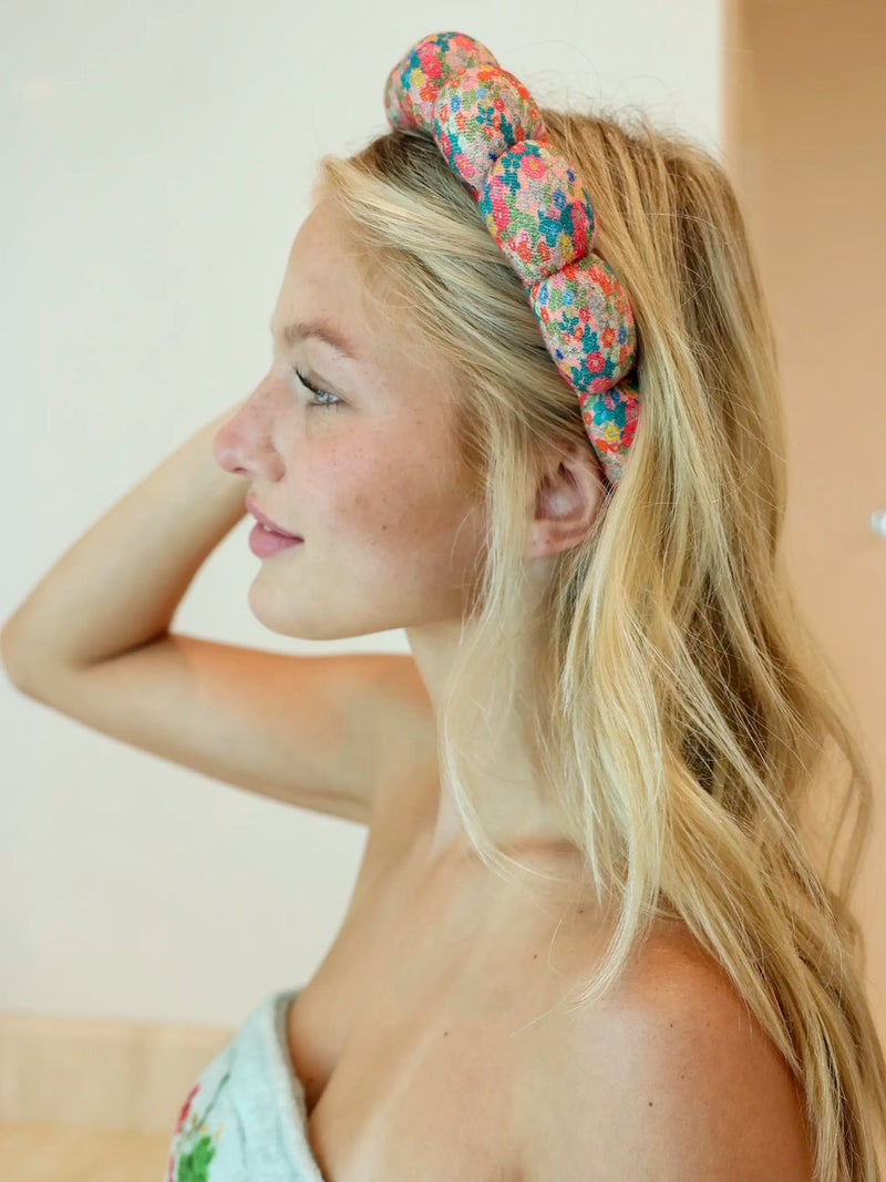 Natural Life Spa Headband - Vintage Garden Peach