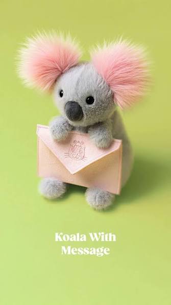 Jellycat Koala with Message