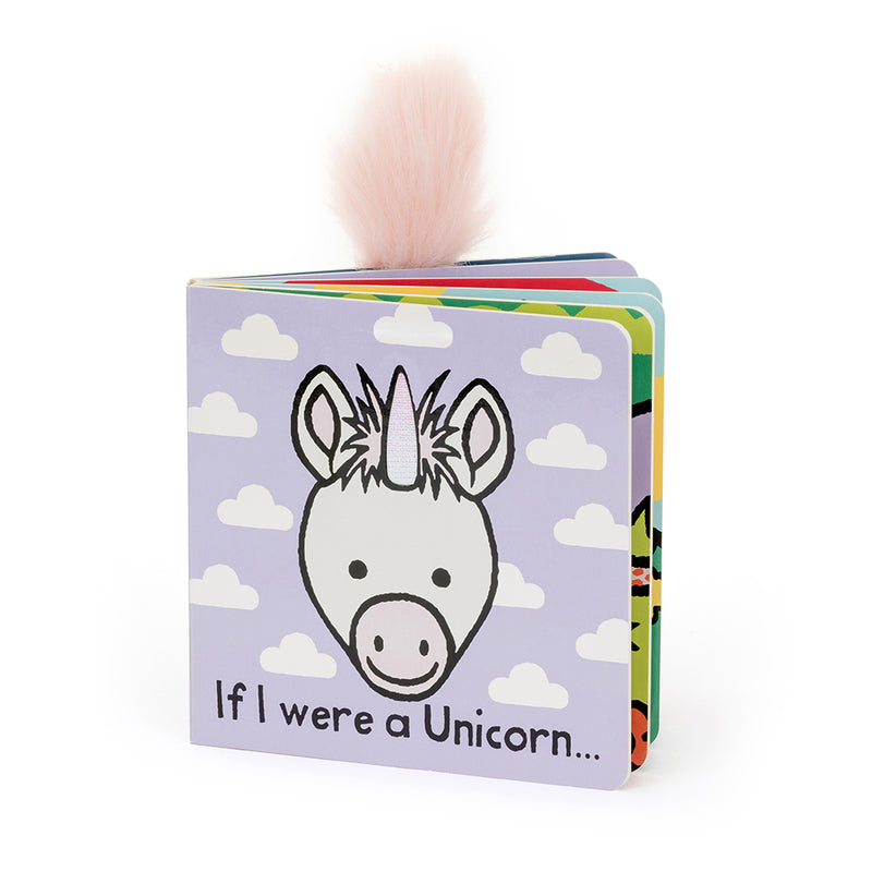 Jellycat If I Were A Unicorn Book And Small Bashful Unicorn Plush Set