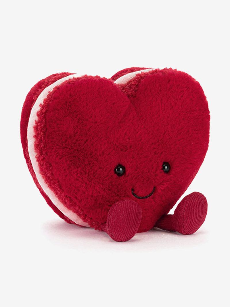 Jellycat Amuseables Arlette Heart Macaron Plush (Red)