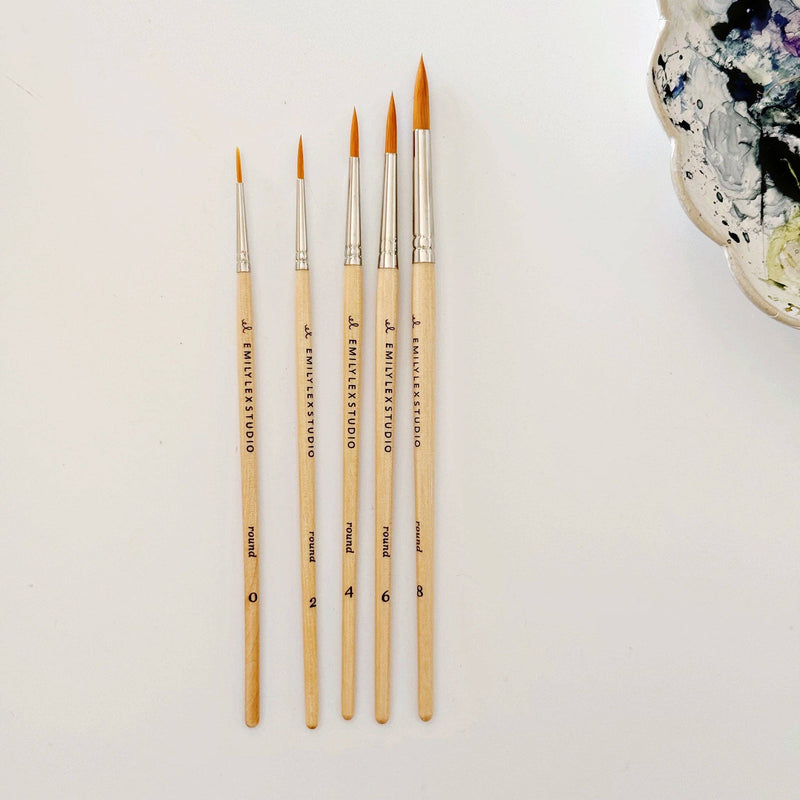 emily lex studio - Watercolor paintbrush set