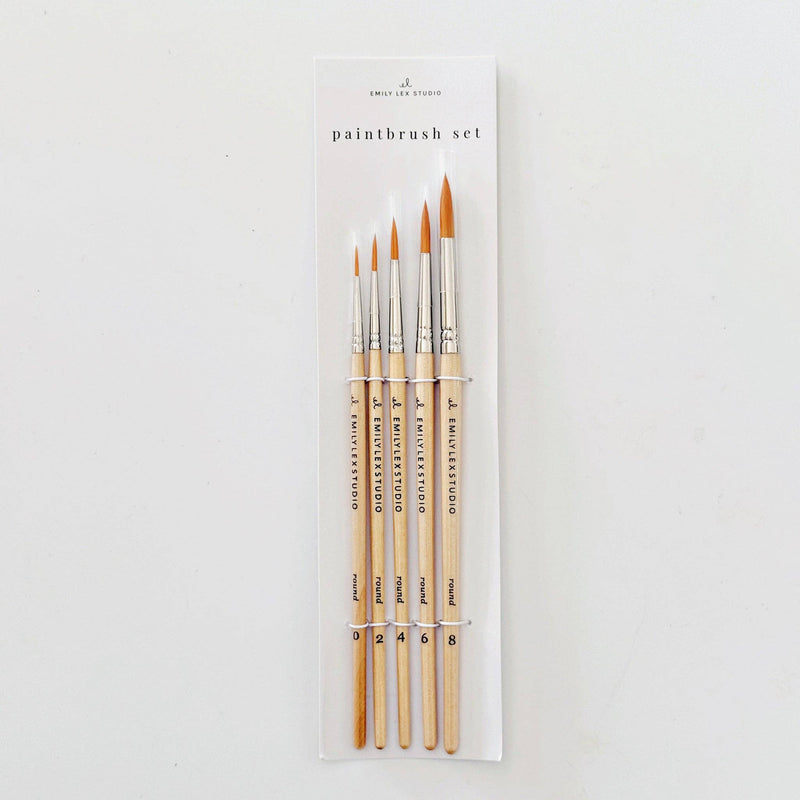 emily lex studio - Watercolor paintbrush set