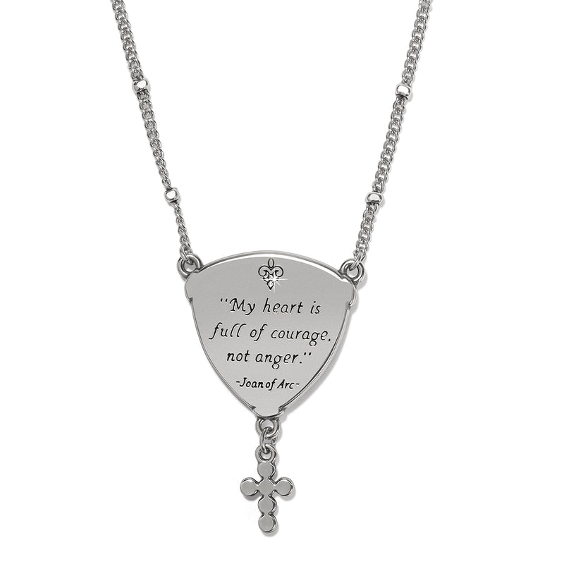 Brighton Joan of Arc Courage Two Tone Necklace