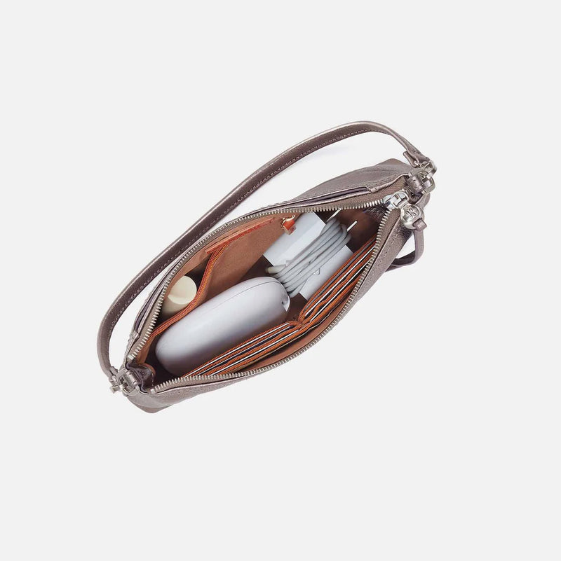 HOBO Darcy Crossbody Purse - Pewter Spur
