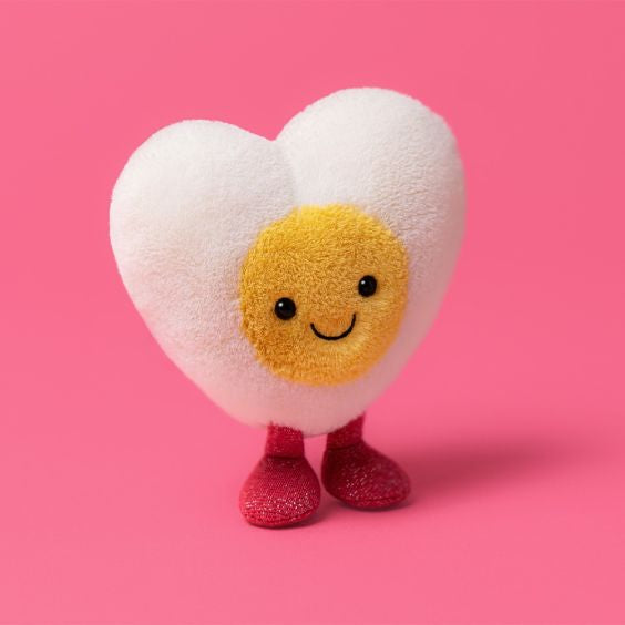 Jellycat Amuseables Heart Boiled Egg