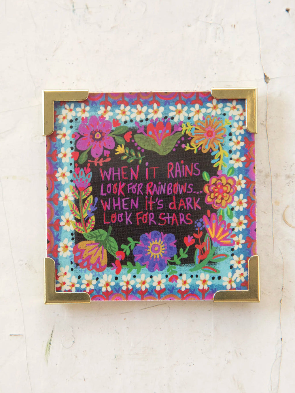 Natural Life Corner Magnet -  When It Rains