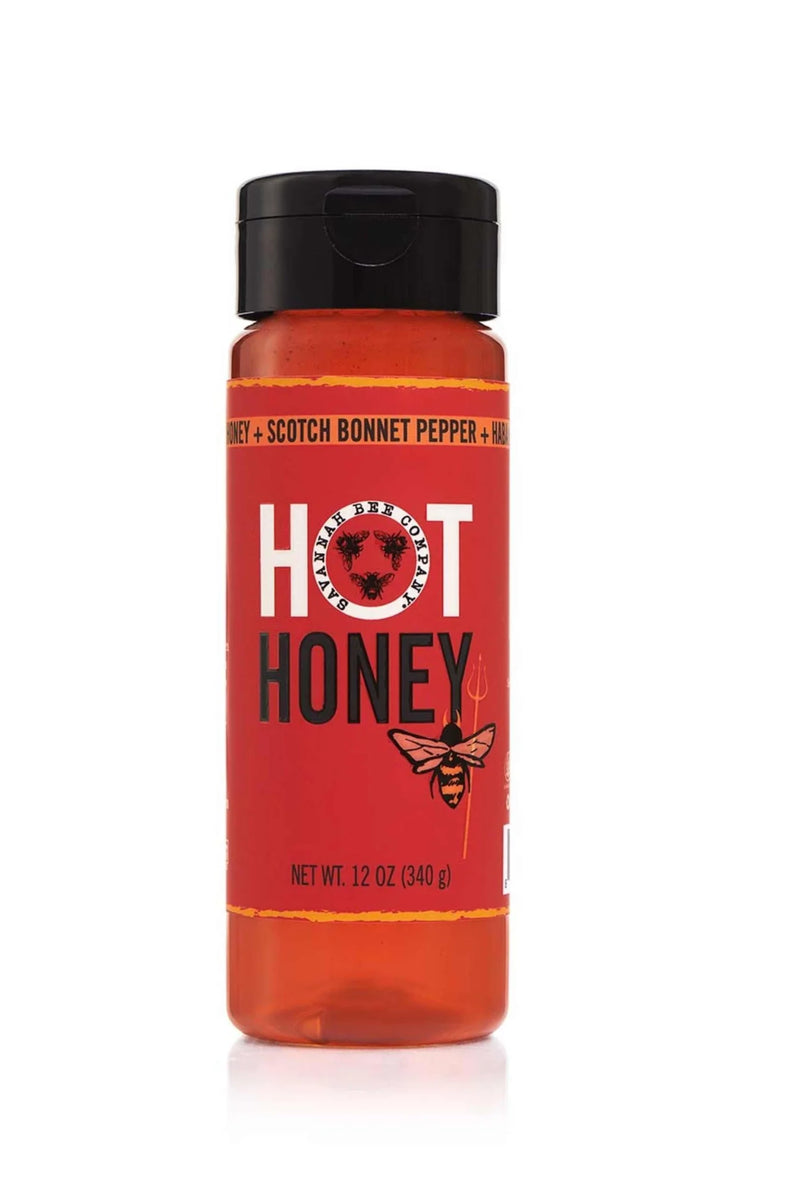 Savannah Bee Hot Honey Squeeze Bottle 12oz