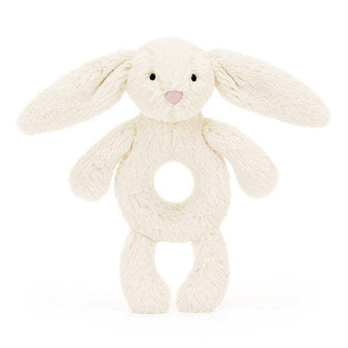 Jellycat Bashful Bunny Cream Ring Rattler
