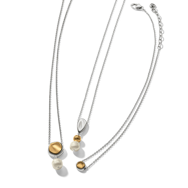 Brighton Cascade Round Pearl Necklace