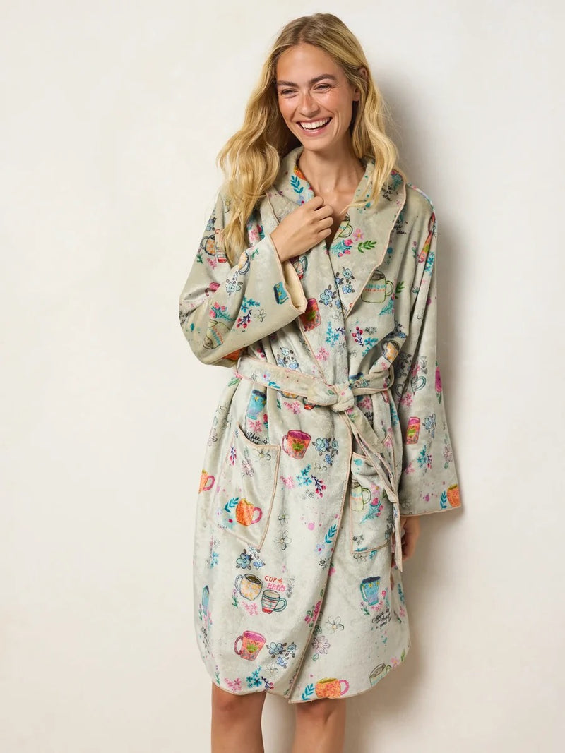 Natural Life Cozy Blanket Robe - Cup of Happy Mini